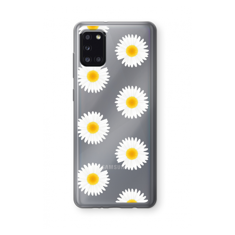 Margrietjes: Samsung Galaxy A31 Transparant Hoesje