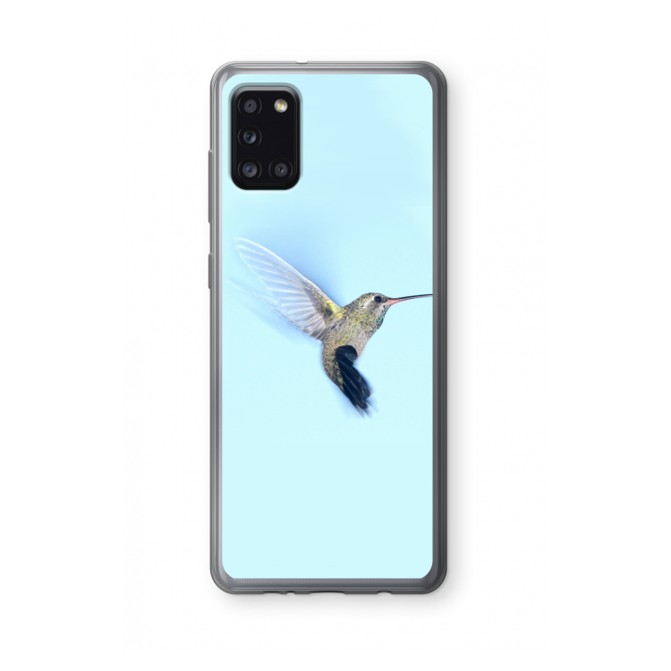 Kolibri: Samsung Galaxy A31 Transparant Hoesje