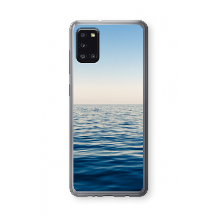 Water horizon: Samsung Galaxy A31 Transparant Hoesje