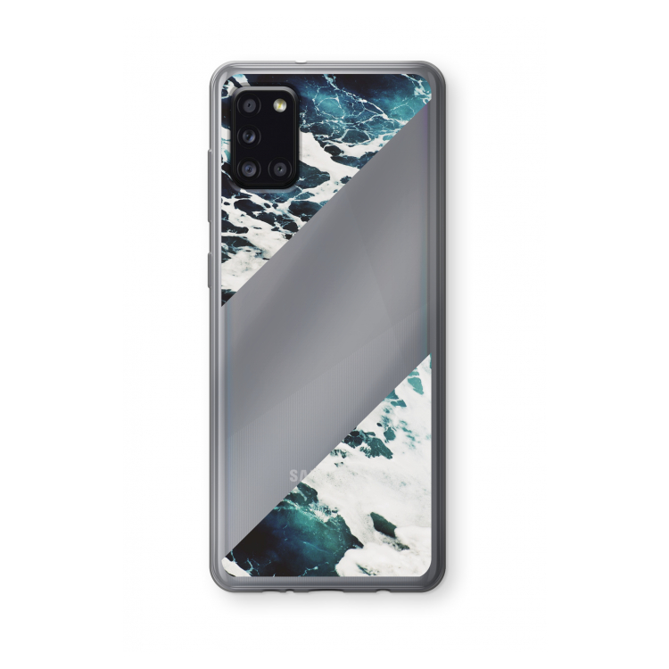 Golven: Samsung Galaxy A31 Transparant Hoesje