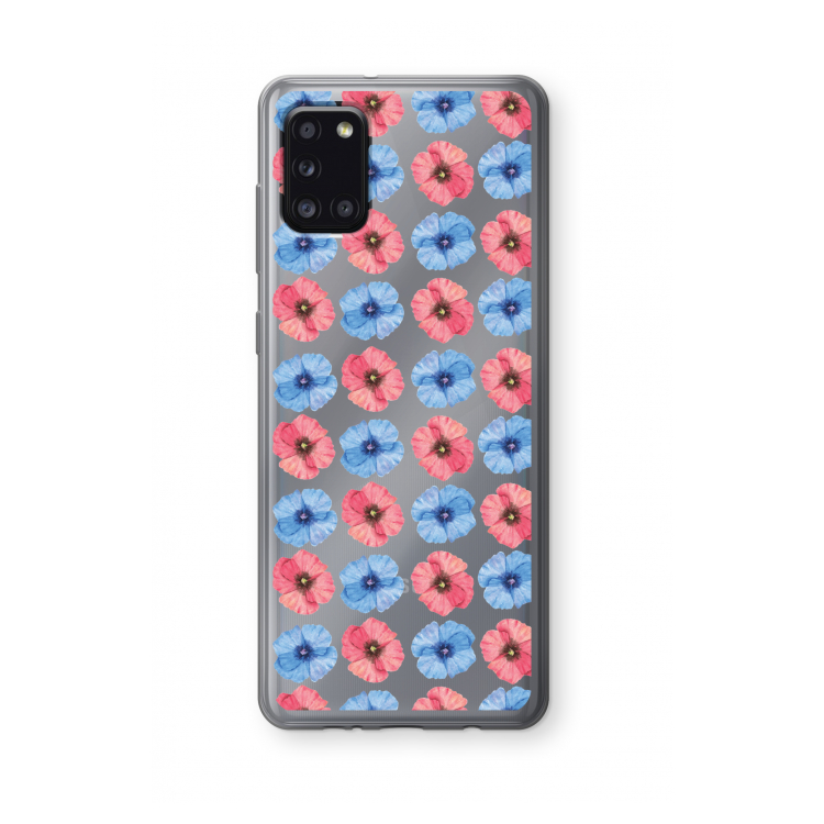 Klaproosjes: Samsung Galaxy A31 Transparant Hoesje