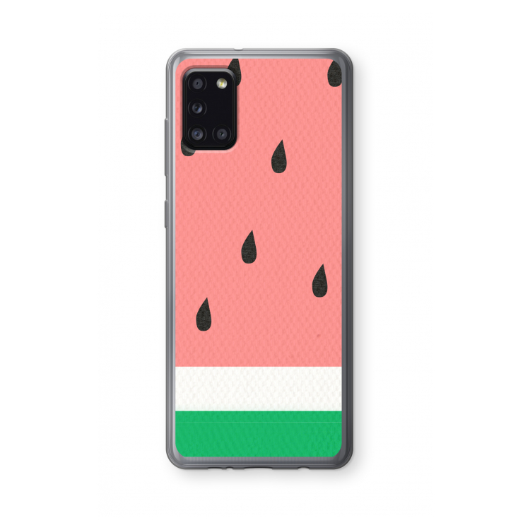 Watermeloen: Samsung Galaxy A31 Transparant Hoesje