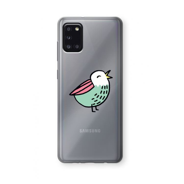 Birdy: Samsung Galaxy A31 Transparant Hoesje