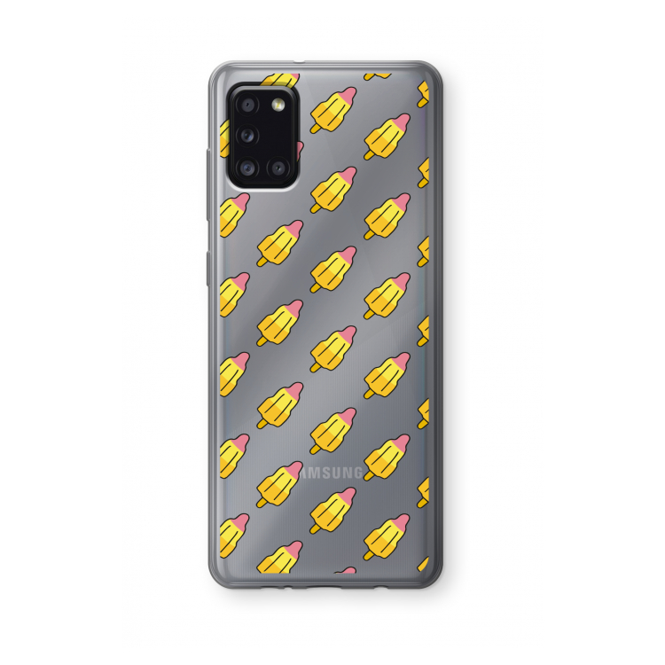 Waterijsjes: Samsung Galaxy A31 Transparant Hoesje