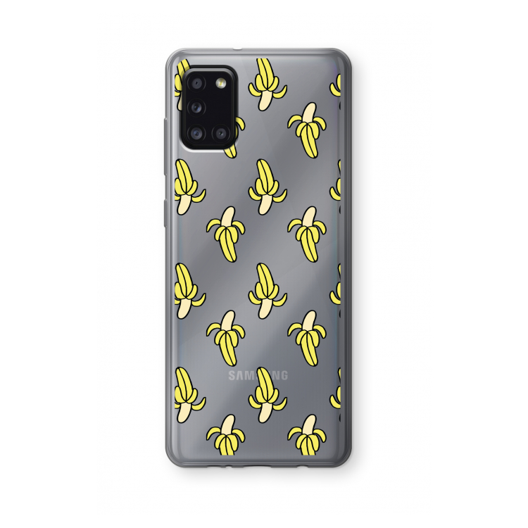 Bananas: Samsung Galaxy A31 Transparant Hoesje