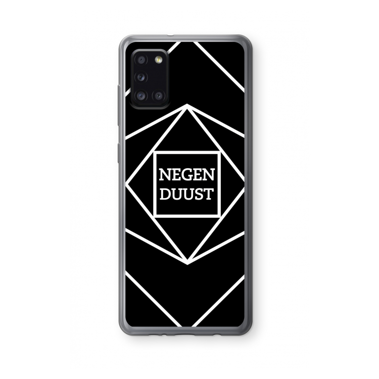 Negenduust geometrisch: Samsung Galaxy A31 Transparant Hoesje