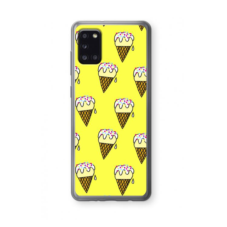 Isjes: Samsung Galaxy A31 Transparant Hoesje