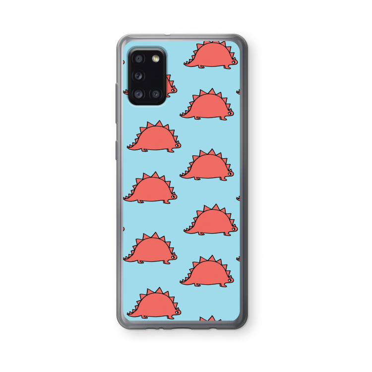 Dinosawrr: Samsung Galaxy A31 Transparant Hoesje