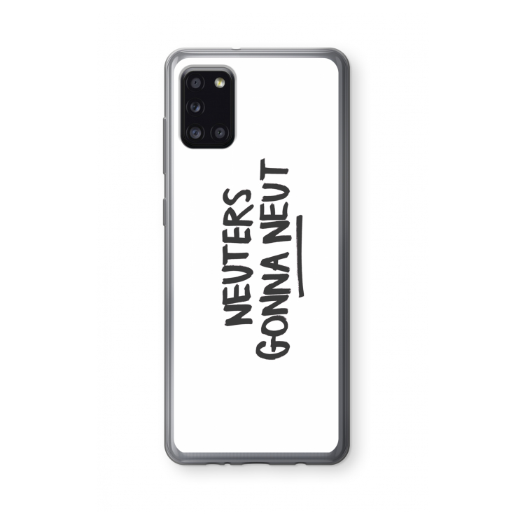 Neuters: Samsung Galaxy A31 Transparant Hoesje