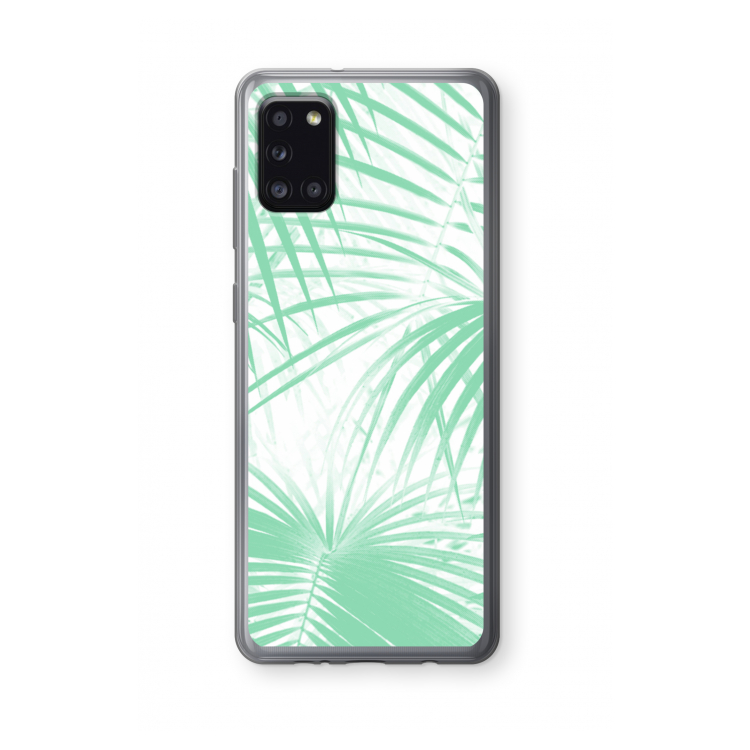 Palmbladeren: Samsung Galaxy A31 Transparant Hoesje