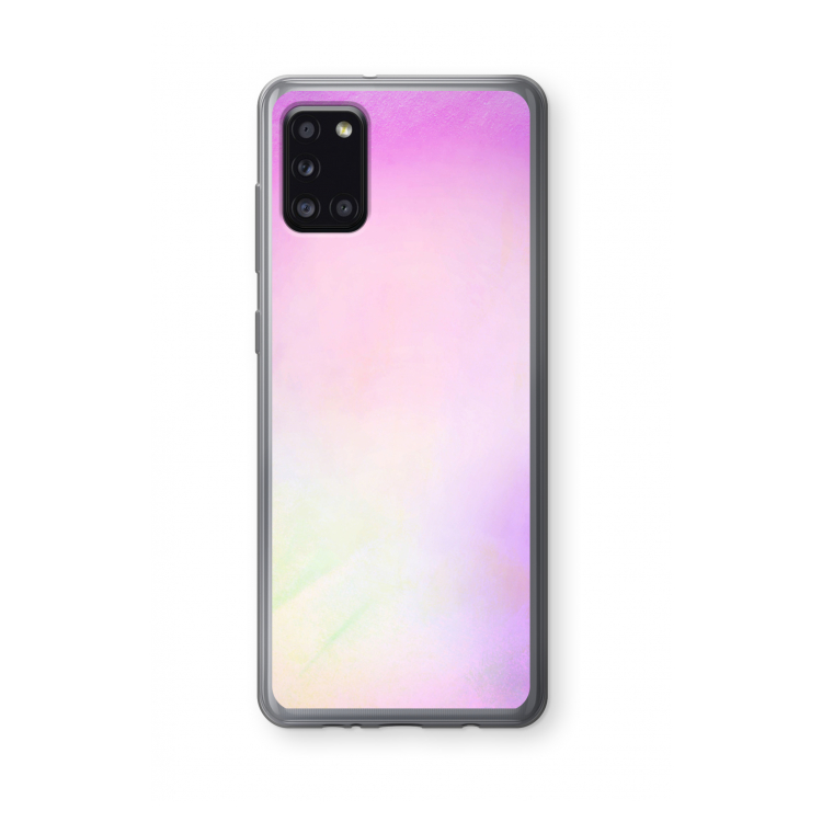 Flow mist pastel: Samsung Galaxy A31 Transparant Hoesje