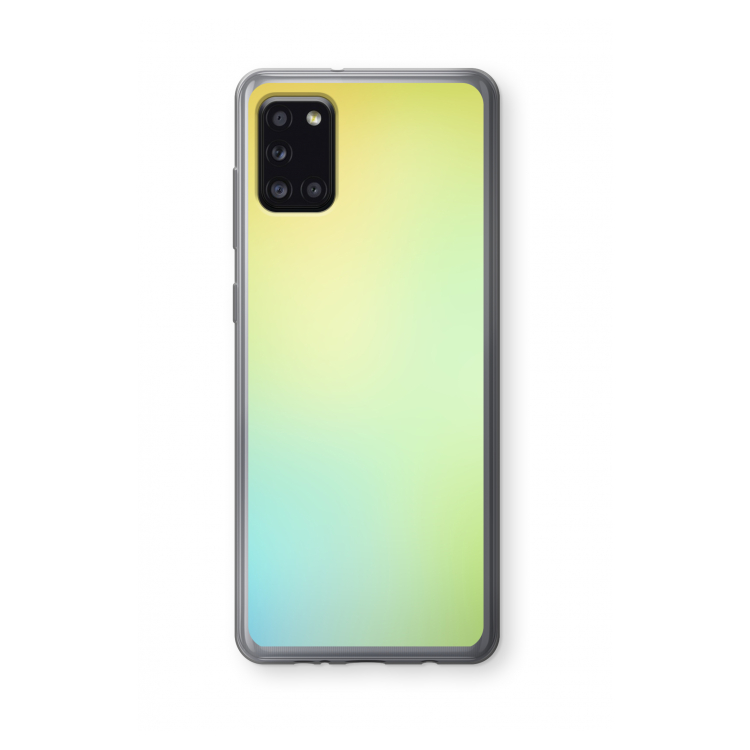 Minty mist pastel: Samsung Galaxy A31 Transparant Hoesje