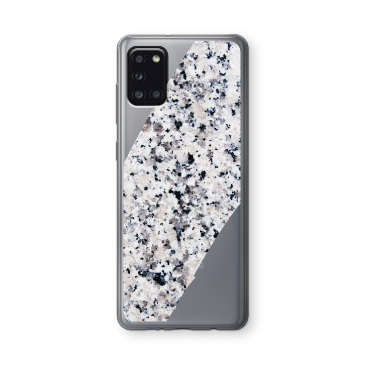 Gespikkelde marmer: Samsung Galaxy A31 Transparant Hoesje