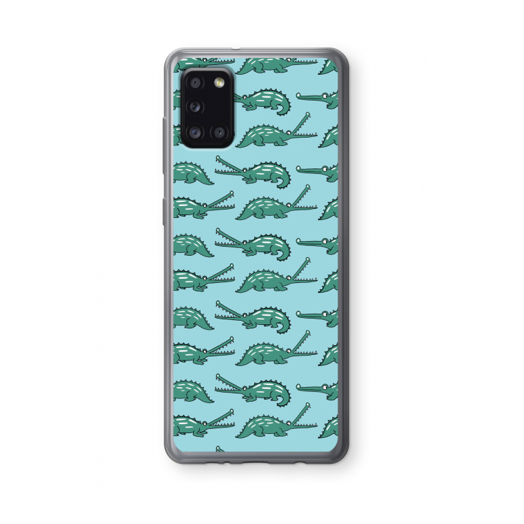 Kroko: Samsung Galaxy A31 Transparant Hoesje