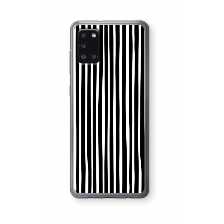 Stripes: Samsung Galaxy A31 Transparant Hoesje