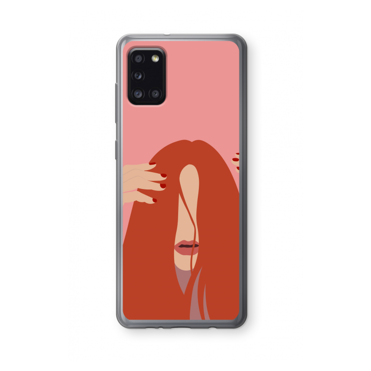Woke up like this: Samsung Galaxy A31 Transparant Hoesje