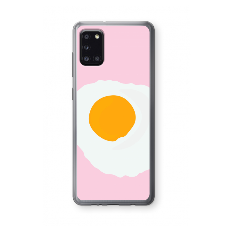 Sunny side up: Samsung Galaxy A31 Transparant Hoesje