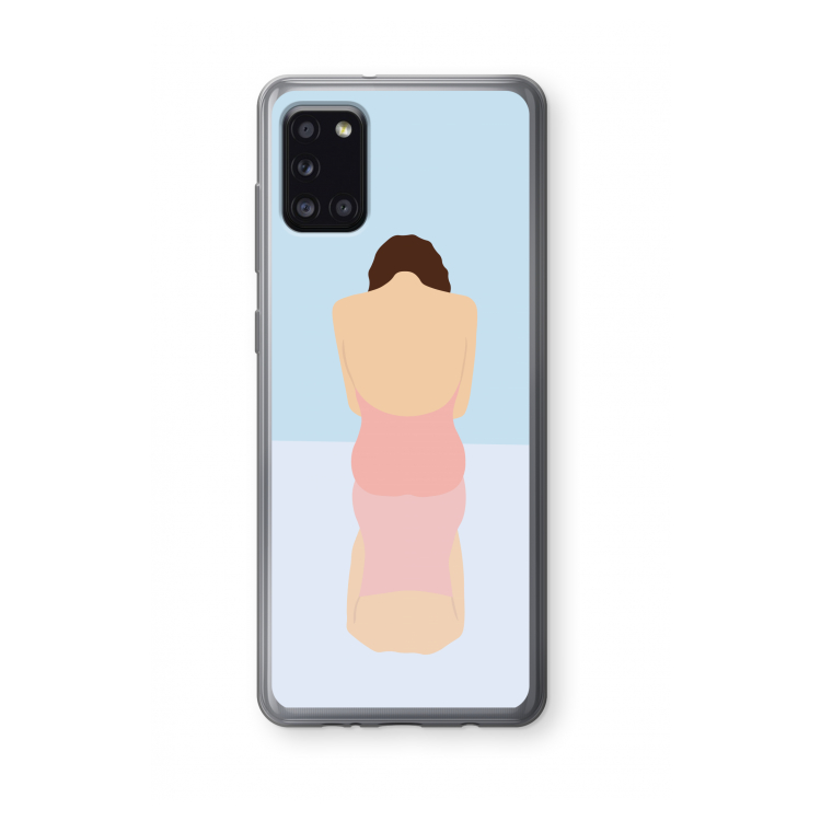 Mirror: Samsung Galaxy A31 Transparant Hoesje