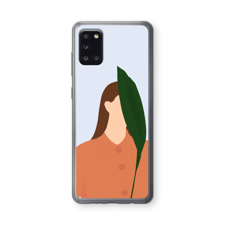 Leaf: Samsung Galaxy A31 Transparant Hoesje