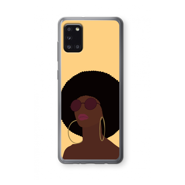 Golden hour: Samsung Galaxy A31 Transparant Hoesje