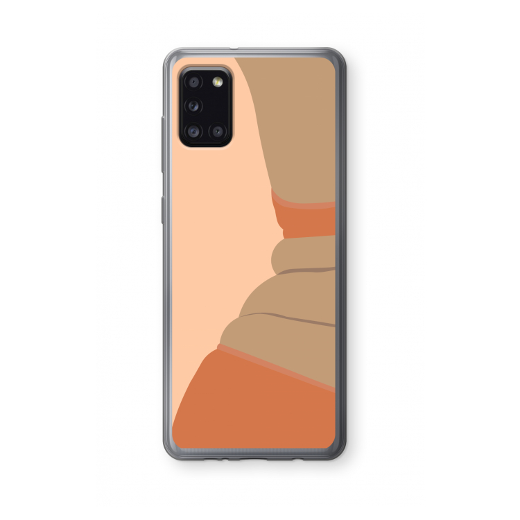 Bikini: Samsung Galaxy A31 Transparant Hoesje