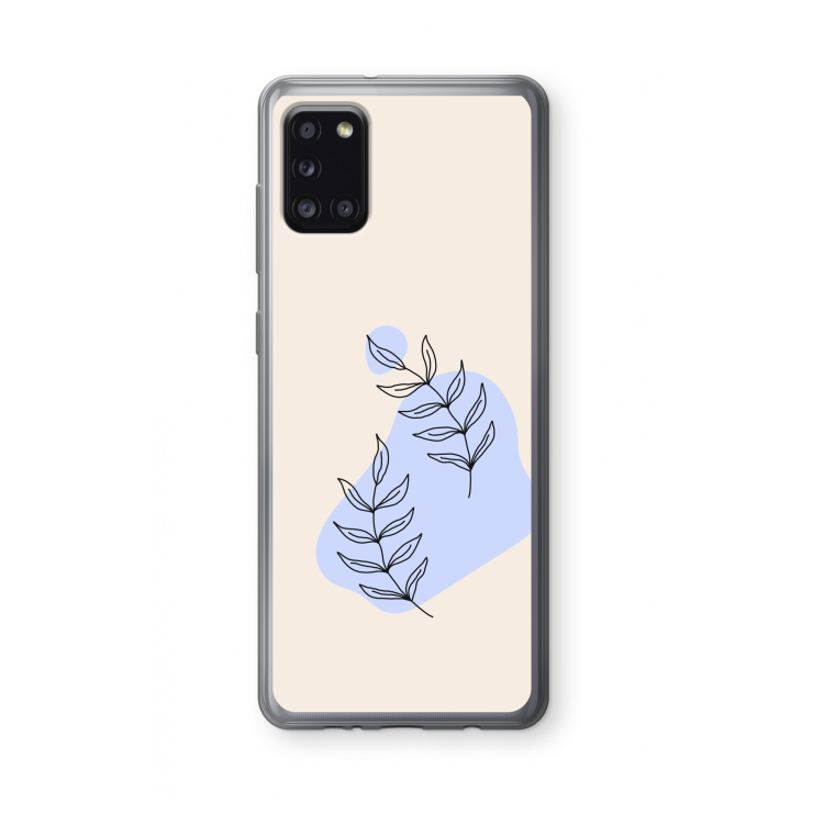 Leaf me if you can: Samsung Galaxy A31 Transparant Hoesje