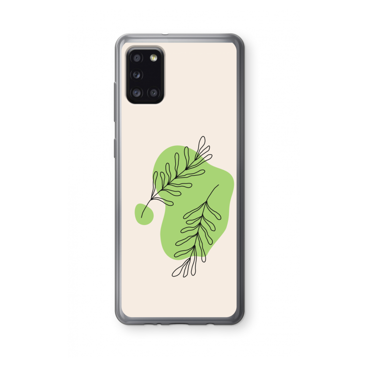 Beleaf in you: Samsung Galaxy A31 Transparant Hoesje