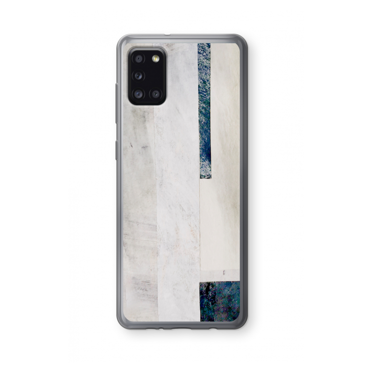 Meet you there: Samsung Galaxy A31 Transparant Hoesje