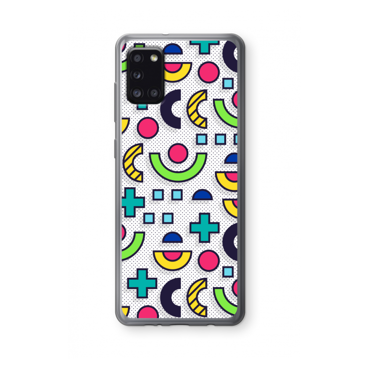 8-bit N°6: Samsung Galaxy A31 Transparant Hoesje