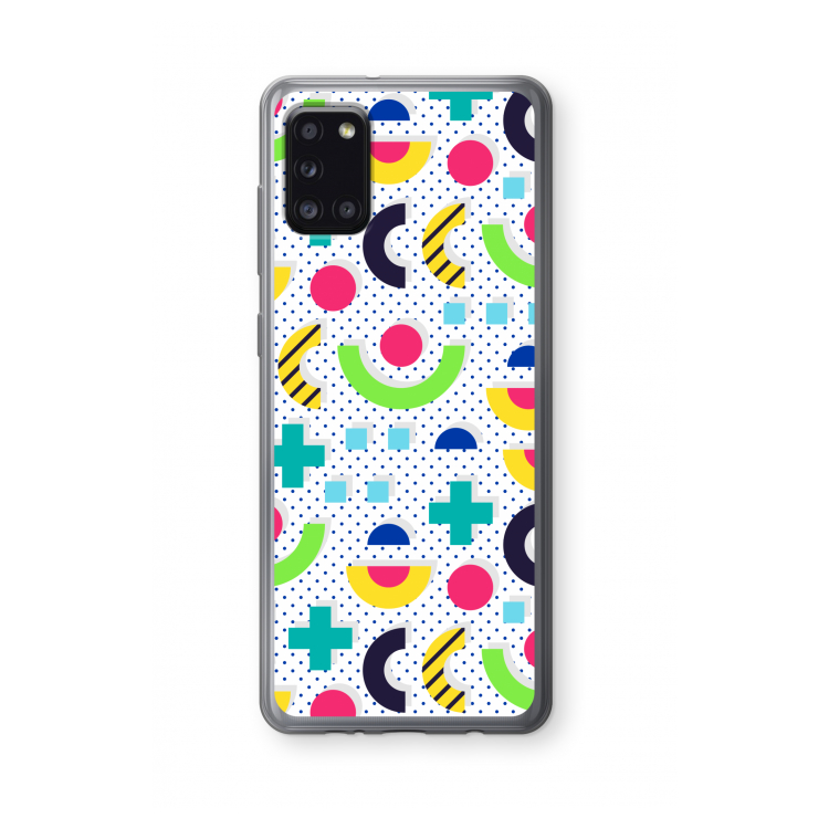 8-bit N°1: Samsung Galaxy A31 Transparant Hoesje