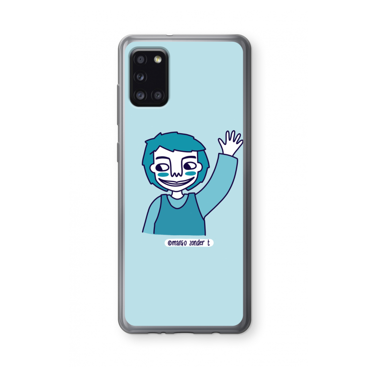 Zwaai: Samsung Galaxy A31 Transparant Hoesje