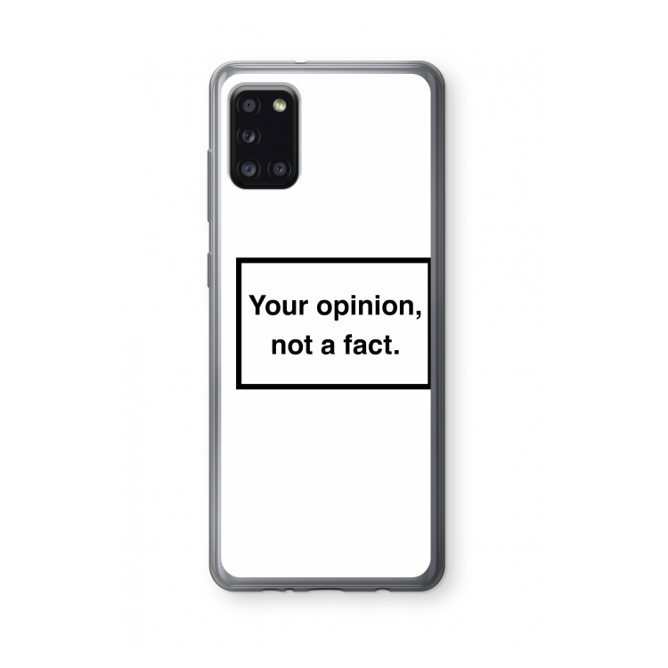 Your opinion: Samsung Galaxy A31 Transparant Hoesje