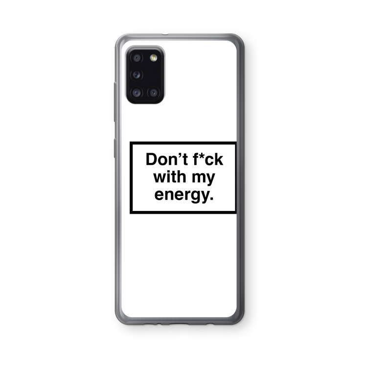 My energy: Samsung Galaxy A31 Transparant Hoesje
