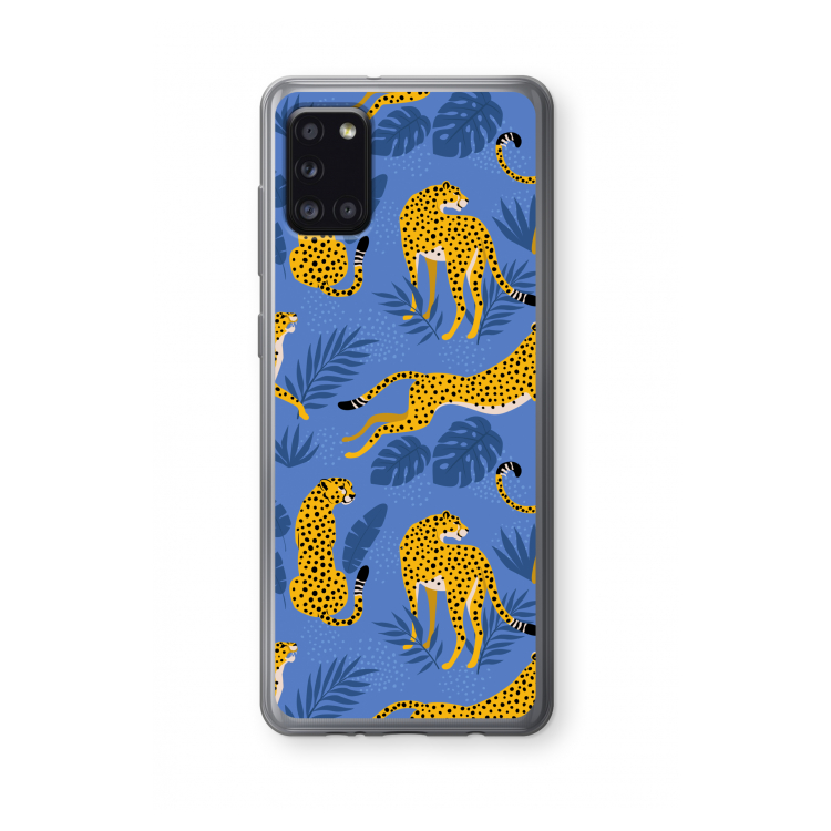 Luipaard: Samsung Galaxy A31 Transparant Hoesje