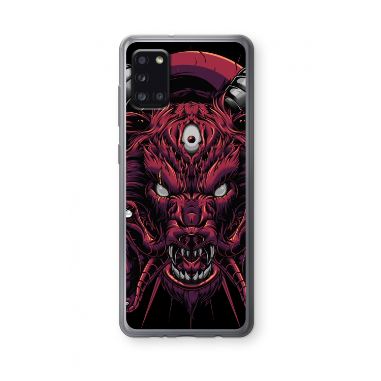 Hell Hound and Serpents: Samsung Galaxy A31 Transparant Hoesje