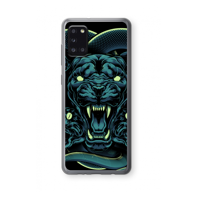 Cougar and Vipers: Samsung Galaxy A31 Transparant Hoesje