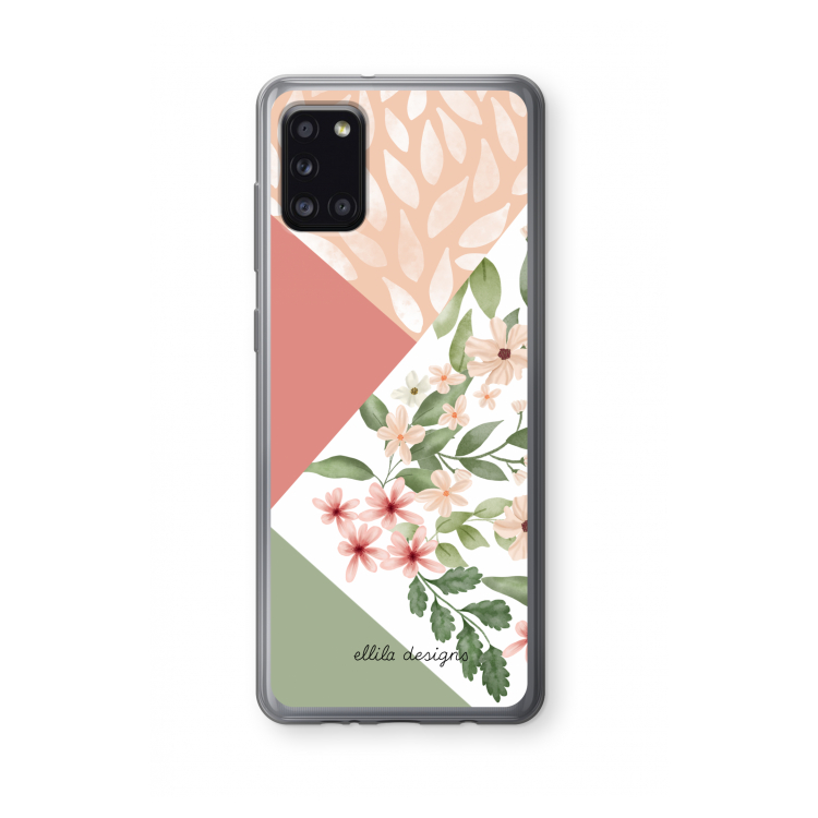 Sweet heaven geometrics: Samsung Galaxy A31 Transparant Hoesje
