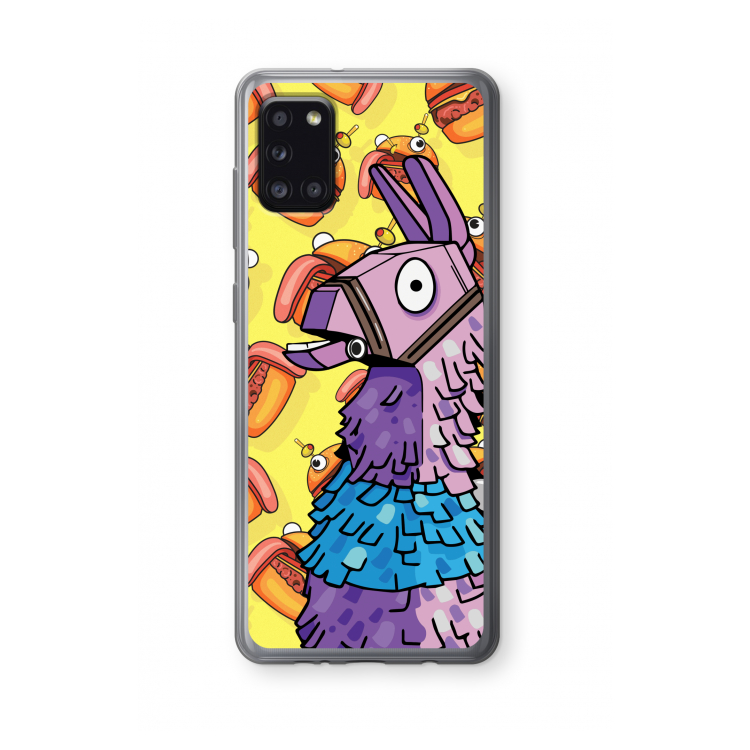 Loot Burger: Samsung Galaxy A31 Transparant Hoesje