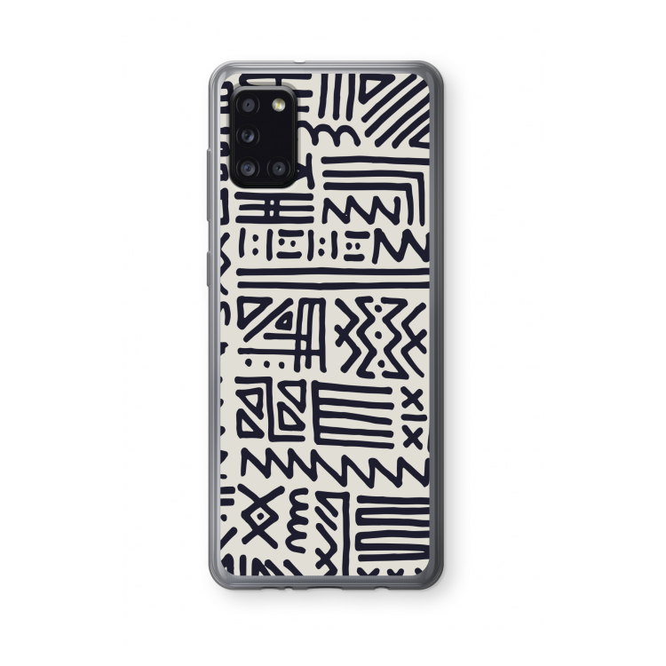 Marrakech print: Samsung Galaxy A31 Transparant Hoesje