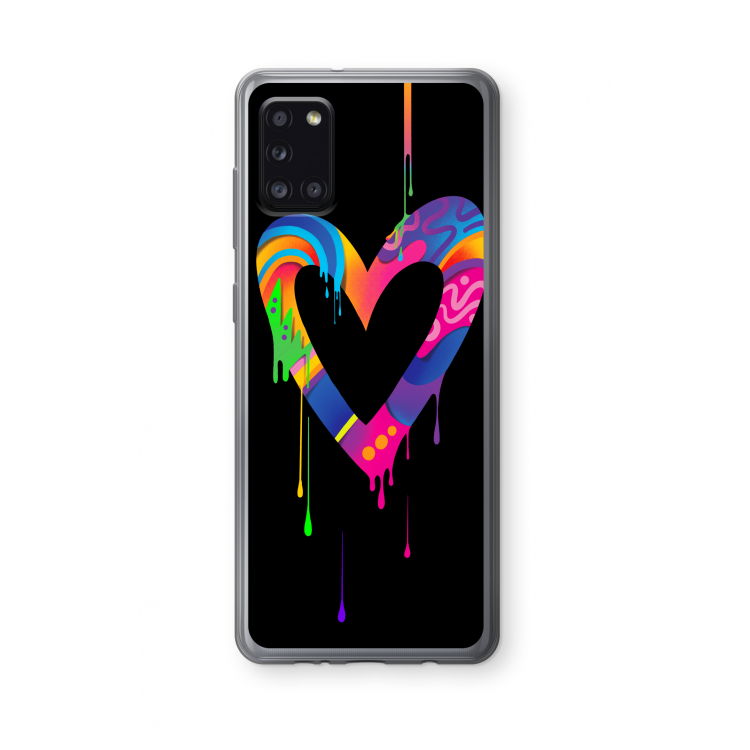 Melts My Heart: Samsung Galaxy A31 Transparant Hoesje