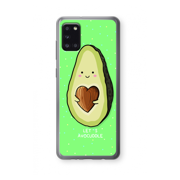Avocuddle: Samsung Galaxy A31 Transparant Hoesje