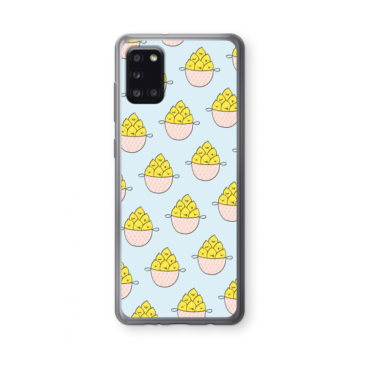 Citroenen: Samsung Galaxy A31 Transparant Hoesje