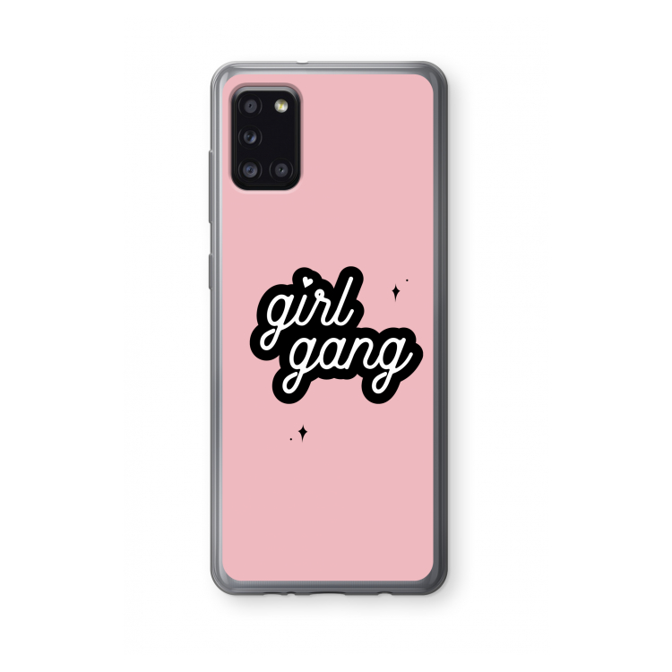 Girl Gang: Samsung Galaxy A31 Transparant Hoesje