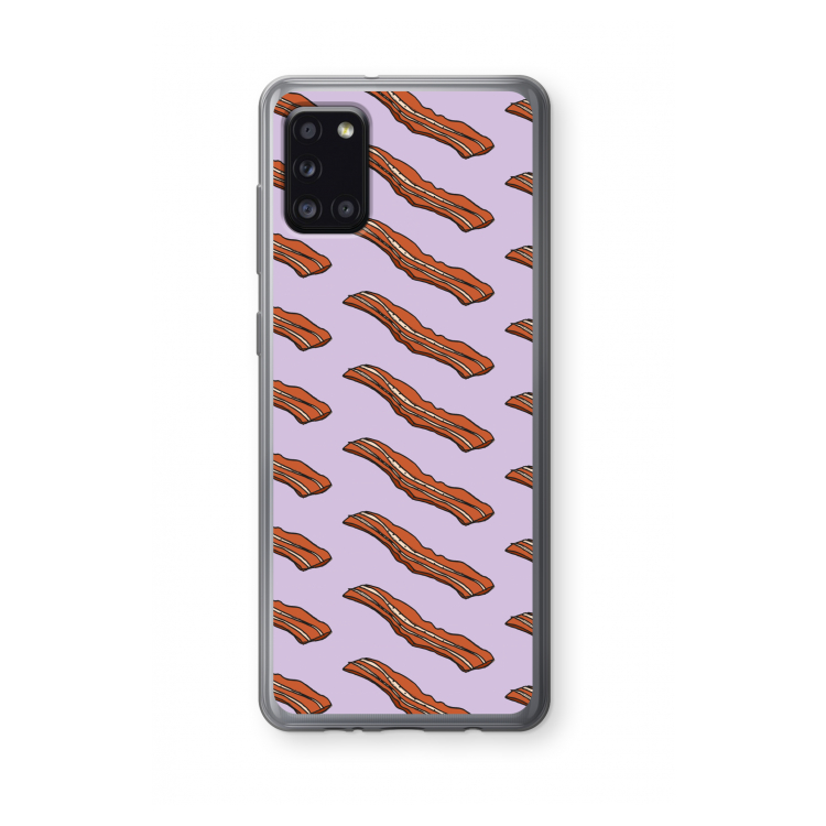 Bacon to my eggs #2: Samsung Galaxy A31 Transparant Hoesje