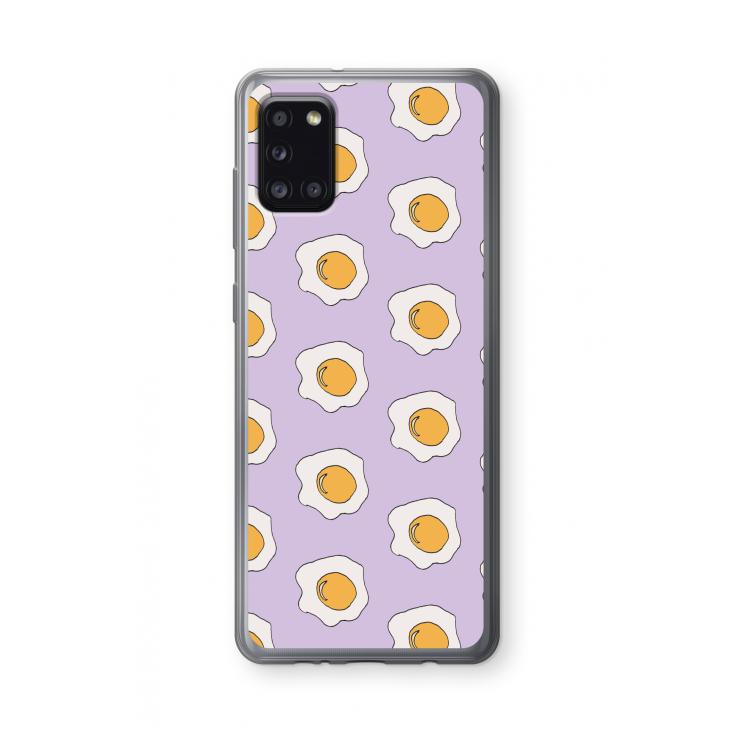 Bacon to my eggs #1: Samsung Galaxy A31 Transparant Hoesje