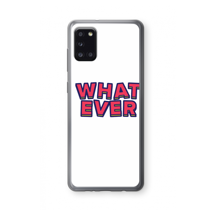 Whatever: Samsung Galaxy A31 Transparant Hoesje