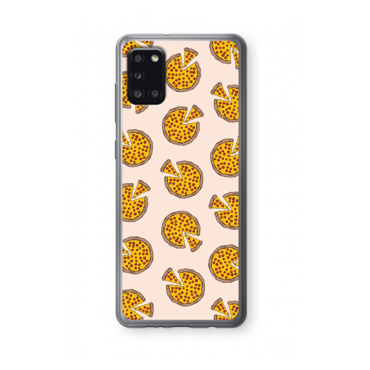 You Had Me At Pizza: Samsung Galaxy A31 Transparant Hoesje