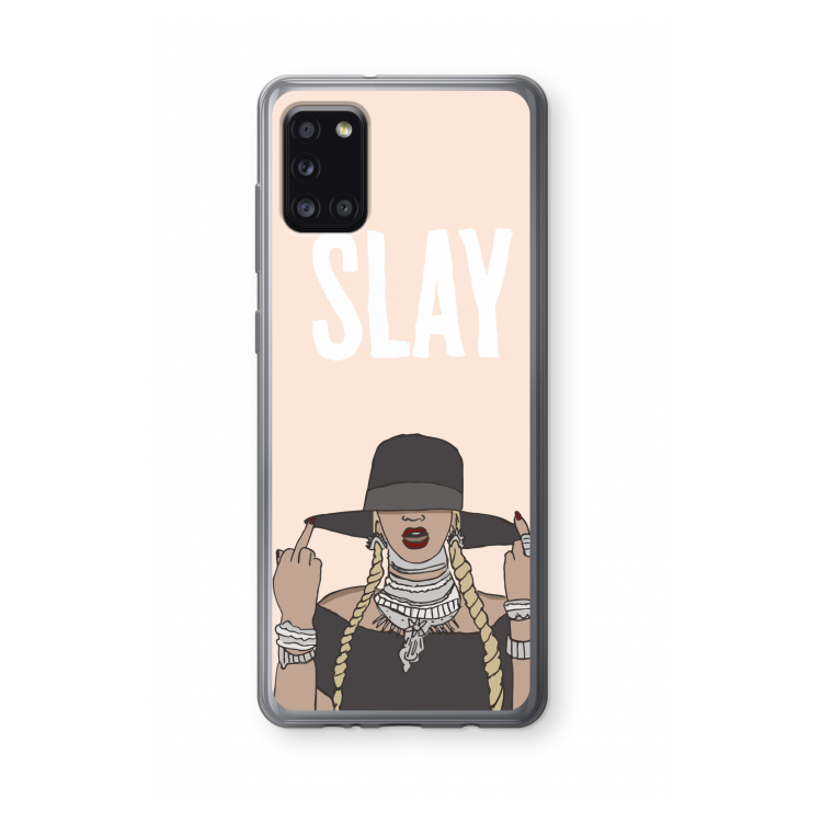 Slay All Day: Samsung Galaxy A31 Transparant Hoesje