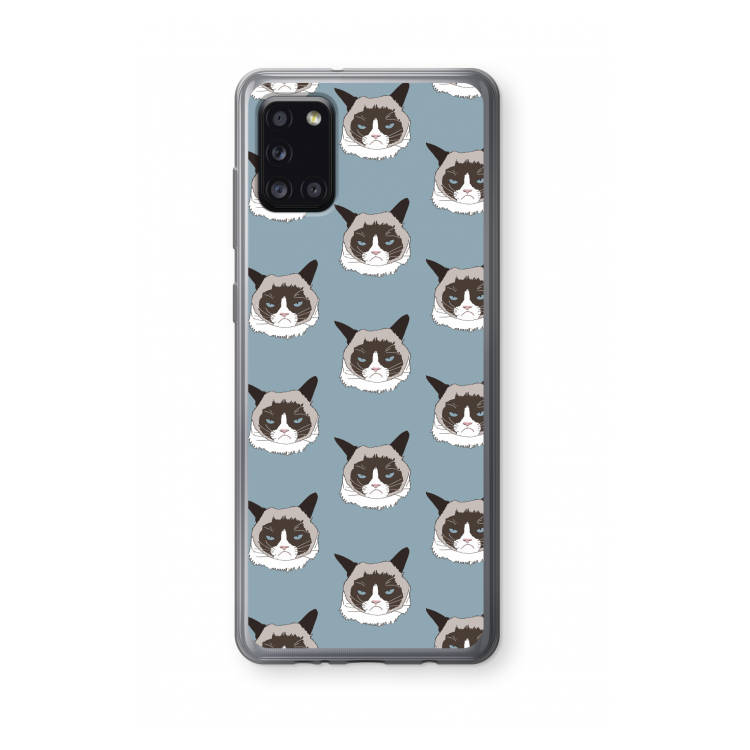It's a Purrr Case: Samsung Galaxy A31 Transparant Hoesje