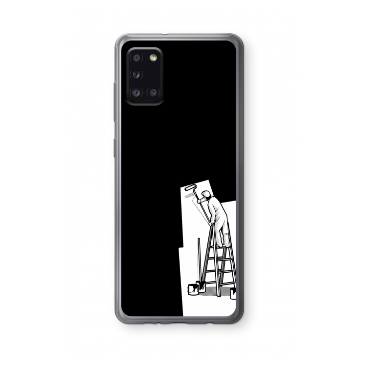 Musketon Painter: Samsung Galaxy A31 Transparant Hoesje